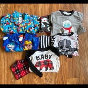 5 pairs of 4t pajamas